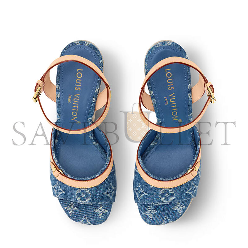 LOUIS VUITTON HELIOS WEDGE SANDAL 1AJL43